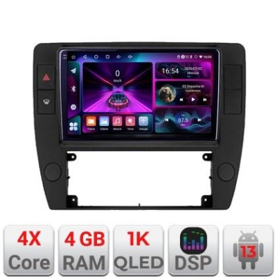 Navigatie Passat B5 1997-2004 Android radio gps internet 4+64 InCell Display 1K kit-b5+EDT-E209-RK CarStore Technology foto