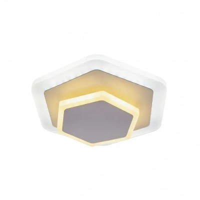 Lustra LED SONIA, 36W, lumina Rece/Neutra, Alb foto