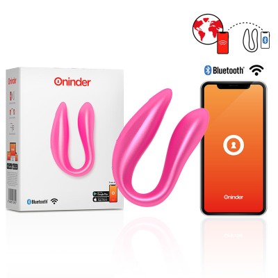 Vibrator cuplu roz Oninder - aplicatie gratuita foto