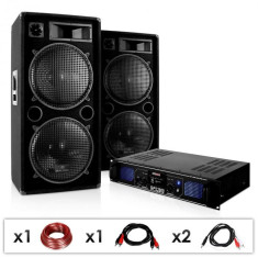 Electronic-Star Sistem DJ DJ &amp;amp;quot;42&amp;amp;quot; Amplificator Speaker 3000W foto