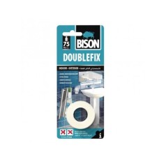 Banda dublu adeziva, interior, Bison Double Fix 1,5mx19mm