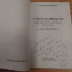 Despre Democratie (cu Semnatura Autorului) - Dionisie Ghermani ,535540