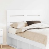 vidaXL Tăblie cap cu headboard Alb 120 cm Lemn compozit 887553
