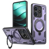 Husa military armour cu inel metalic, ALC MOBILE, compatibila cu Xiaomi Redmi Note 14 5G, Mov