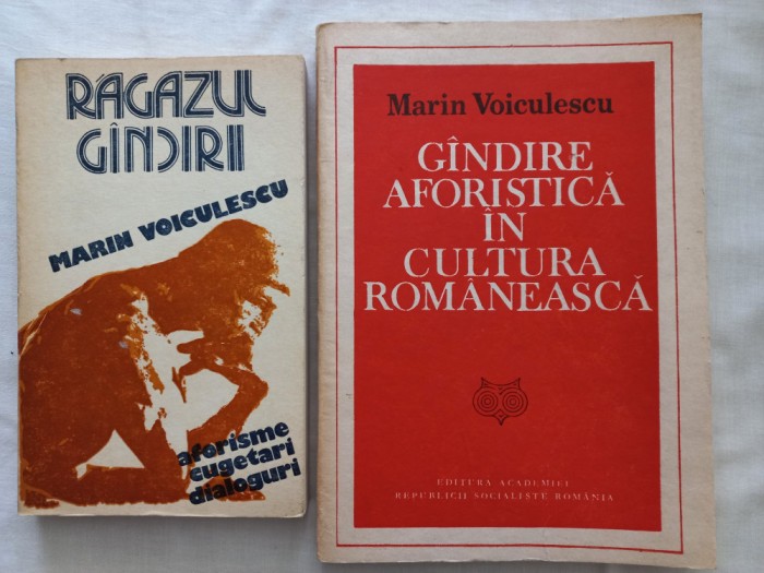 GANDIREA AFORISTICA IN CULTURA ROMANEASCA+ RAGAZUL GANDIRII- MARIN VOICULESCU