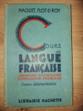 Cours de langue francaise- Maquet Flote-Roy
