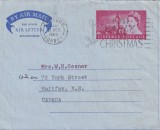 FILATELIE TEMATICA - PLIC MAREA BRITANIE RELIGIE CRACIUN AIR MAIL