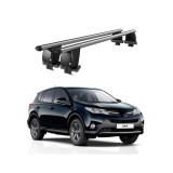 Bare transversale portbagaj auto aluminiu compatibile plafon neted Toyota Rav4 XA40 2013-2018 argintii sau negre Cod: CB200101 Kit-108