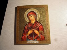 Reproducere icoana infatisandu-o pe Maica Domnului cu dimensiunea 15x18 cm