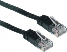PATCH CORD UTP SPACER CAT5E 3M NEGRU foto