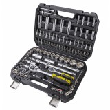 Set chei tubulare 108 piese 1/4 si 1/2 din otel Cr-V Topmaster