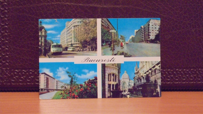 R.P.R. - BUCURESTI - 4 VEDERI COLOR 1965, DIN ORAS - CIRCULATA.