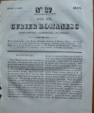 Curier romanesc , gazeta politica , comerciala si literara , nr. 37 din 1844