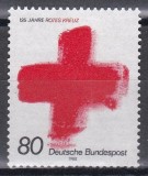 Germania 1988 - Cea de-a 125-a aniversare a Crucii Roșii, MNH, Nestampilat