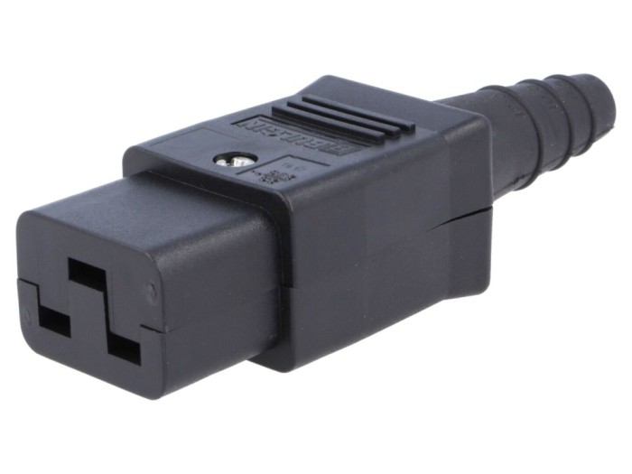 Conector alimentare AC 16A 250VAC C19