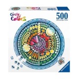 Cumpara ieftin Puzzle Cerc bomboane, 500 piese