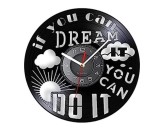 YOU CAN DO IT-ceas de perete