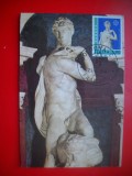 HOPCT MAXIMA NR 1441 MICHELANGELO -VICTORIA-EUROPA CEPT 1974 ITALIA