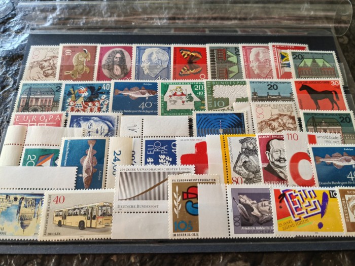 Lot timbre diferite nestampilate, majorit. Germania, Bundes, DDR, stare buna
