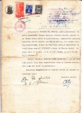 AMS @ - ACT DE V&Acirc;NZARE, JUDECĂTORIA RURALĂ JUD.VASLUI, ANUL 1939, FRANCATURA MULTIPLA