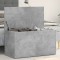 vidaXL Cufăr de depozitare, gri beton, 84x42x46 cm, lemn compozit 803060