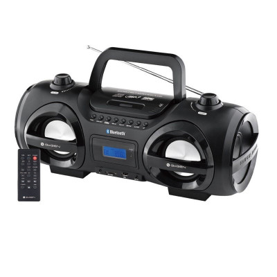 Radio FM cu CD si Bluetooth GoGEN CDM 425 SUBT, 25 W, CD, MP3, USB, SD card, telecomanda, negru foto