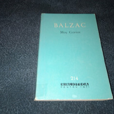 BALZAC - MOS GORIOT