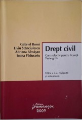 Drept civil. Curs selectiv pentru licenta. Teste grila &ndash; Gabriel Boroi