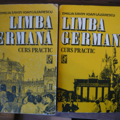 SAVIN / LAZARESCU - LIMBA GERMANA (curs practic) - 2 volume - 1992