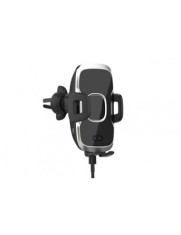 Suport telefon auto smart cu incarcare wireless Fast Charge si fixare in grila de ventilatie