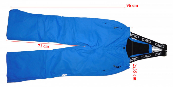 Pantaloni schi cu bretele CMP copii (14 ani) marimea 164 cm