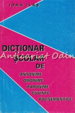 Dictionar Scolar De Antonime, Omonime, Paronime, Cuvinte Polisemantice