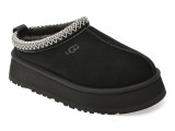 Papuci UGG negri, TAZZ II, din piele intoarsa