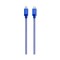Cablu Date si Incarcare USB Type-C la Lightning Goui Metallic, 1 m, Albastru G-METALLICC94B