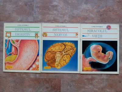 SERIA &amp;#039; LUMEA INVIZIBILA - SISTEMUL DIGESTIV + SISTEMUL NERVOS +MIRACOLUL VIETII, 1996 foto