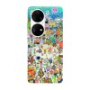 Husa compatibila cu Huawei P50 Pro model Bikini Bottom SpongeBob, Silicon, TPU, Viceversa, Transparent, Carcasa