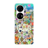 Husa compatibila cu Huawei P50 Pro model Bikini Bottom SpongeBob, Silicon, TPU, Viceversa