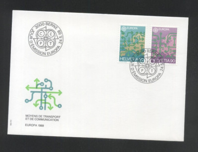 Switzerland 1988 Europa CEPT Mi.1370-71 FDC UN.008 foto