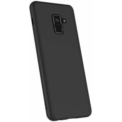 Husa pentru Samsung Galaxy A8 2018, GloMax Perfect Fit, Negru foto