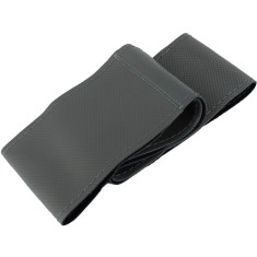 Husa volan piele cu gaurele LUXA399 marimea M gri