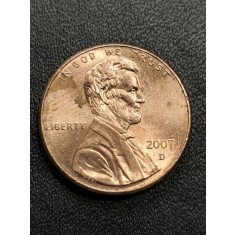 B 11 Moneda 1 Cent SUA 2007 D