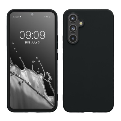 Husa Kwmobile pentru Samsung Galaxy A54 5G, Gri inchis, Silicon, KWM000018FR020C foto