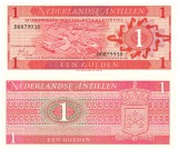 Antilele Olandeze 1 Gulden 1970, P-20, UNC - Bancnota Colectie