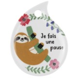 Suport pentru plicuri de ceai - Je fais une pause | Derriere la porte