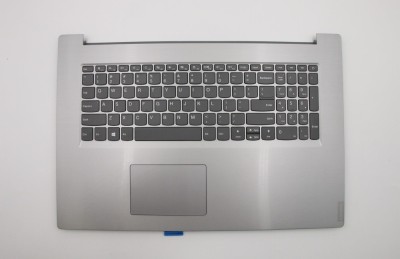 Carcasa superioara cu tastatura palmrest Laptop, Lenovo, IdeaPad L340-17API Type 81LY, 5CB0S17185, AP1B3000310, Platinum Grey, layout US foto