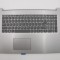Carcasa superioara cu tastatura palmrest Laptop, Lenovo, IdeaPad L340-17API Type 81LY, 5CB0S17185, AP1B3000310, Platinum Grey, layout US