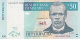 Bancnota Malawi 50 Kwacha 1997 - P39 UNC