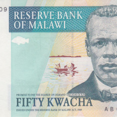 Bancnota Malawi 50 Kwacha 1997 - P39 UNC