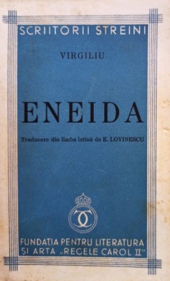 Virgiliu - Eneida (Editia: 1938) foto