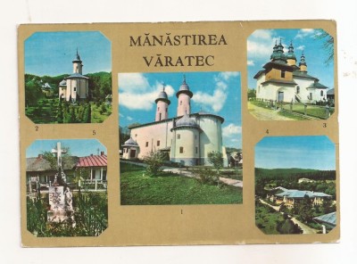 RF61 -Carte Postala- Manastirea Varatec, necirculata 1976 foto